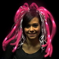 Pink Diva Dreads LED Headband